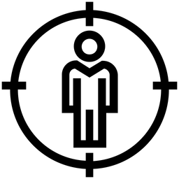 Free Zielbenutzer  Symbol