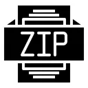 Free Zip File Type Icon