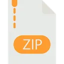 Free Zip File Computer Document Icon