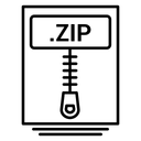 Free Zip Archive Compressed Icon