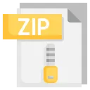 Free Zip File  Icon