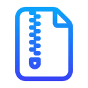 Free Zip File File Document Icon