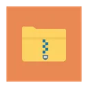 Free Zip folder  Icon