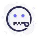 Free Zipper Mouth  Icon