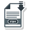Free Zipx file  Icon