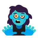 Free Zombi Plano Icono
