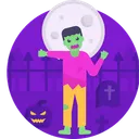 Free Halloween Zombie Scary Icon