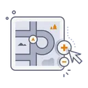Free Zoom In Out Icon