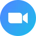 Free Zoom Meeting Social Media Icon