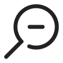 Free Zoom Out Magnifier Icon