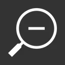 Free Zoom Out Zoom Magnifier Icon