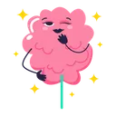 Free Zuckerwatte  Symbol