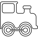 Free Zugmotor  Symbol