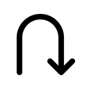 Free Zurückpfeil  Symbol