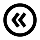 Free Zurückdrehen  Symbol