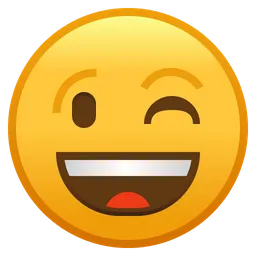 Free Zwinkerndes Gesicht Emoji Symbol