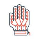 Gaming Controller Glove Icon