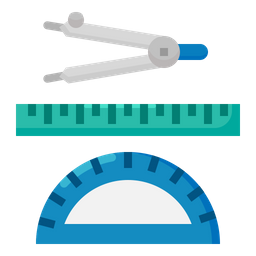 Geometry Tool Icon - Download in Flat Style