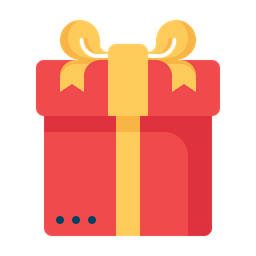 Gift Icon - Download in Flat Style