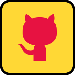 Github Logo Icon - Download in Colored Outline Style