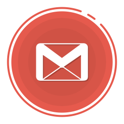 Gmail With Dotted Circle Logo Icon Of Flat Style Available In Svg Png Eps Ai Icon Fonts