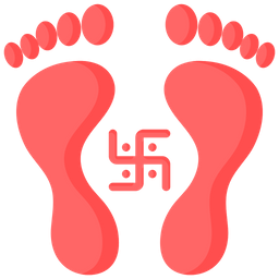 Goddess Laxmi Footprint Design Assets – IconScout