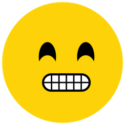 Grinning Face Emoji Icon - Download in Flat Style