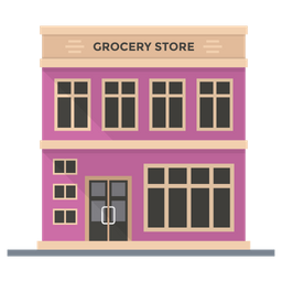 Grocery Store Icon Of Flat Style Available In Svg Png Eps Ai Icon Fonts