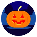 Halloween Pumpkin Day Icon