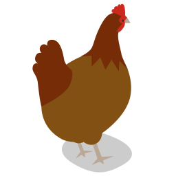Hen Icon Of Flat Style Available In Svg Png Eps Ai Icon Fonts