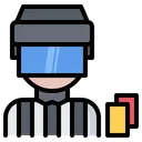 Hockey Referee Referee Card Icon