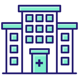 Hospital Indemnity Icon - Download in Colored Outline Style