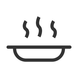 Hot Meal Icon - Download in Line Style