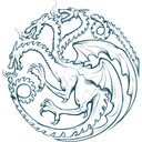 House Targaryen Dragons Icon