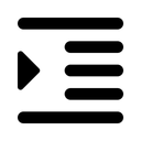 Format Indent Increase Icon