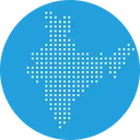 India Asian Map Icon
