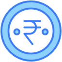 Indian Coin Currency Finance Icon