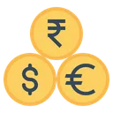 Indian Rupee Dollar Icon