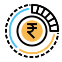 Indian Rupee Money Icon