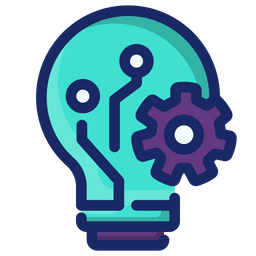 Innovation Icon - Download In Colored Outline Style