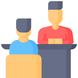 Interview Icon Of Flat Style Available In Svg Png Eps Ai Icon Fonts