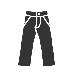 Jeans Icon - Download in Glyph Style