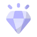 Gem Diamond Luxury Icon