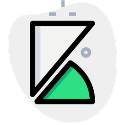 Kibana Logo Icon - Download in Colored Outline Style