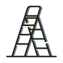 Ladder Steps Construction Equipment Icon