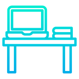 Laptop Desk Icon