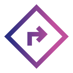 Left traffic sign Icon