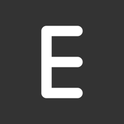 Letter E Icon - Download in Glyph Style