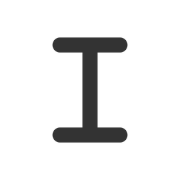 Letter I Icon - Download in Glyph Style