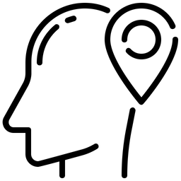Location Thinking Icon Of Line Style Available In Svg Png Eps Ai Icon Fonts